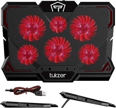 Coussin de refroidissement pour ordinateur portable de jeu tokzer support mince et silencieux
