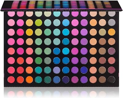 Palette de fards à paupières professionnelle shany avec 96 palettes mats hautement pigmentés