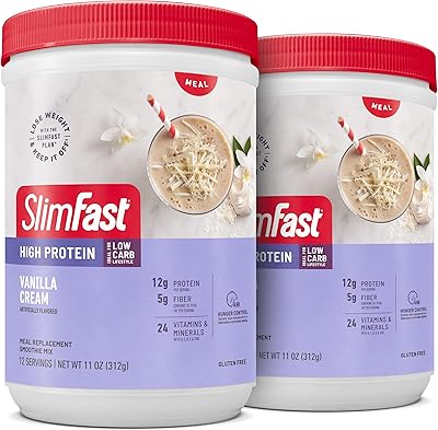 Mélange de smoothie de remplacement de repas riche en protéines slim fast advanced