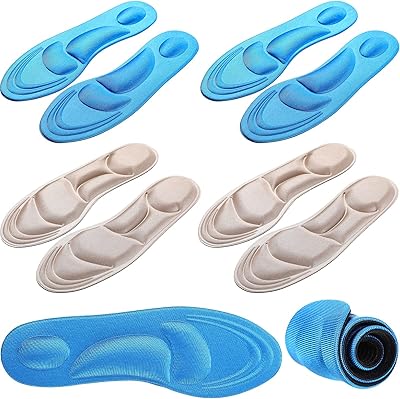 Semelles de chaussures pour femmes, semelles intérieures de soutien de la voûte plantaire