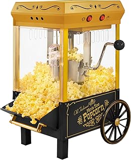 Machine à pop-corn de table classique nostalgie antique 10 tasses machine air chaud