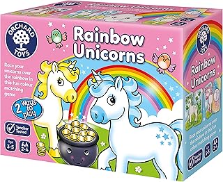 Jeu de cartes licornes arc-en-ciel orchard toys