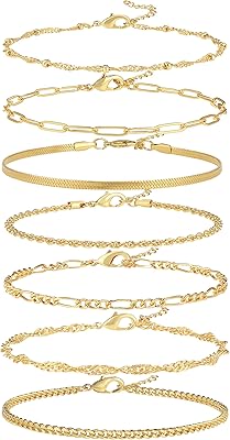 Bracelet à boucle extensible plaqué or 18 carats avec pendentif lettre a à