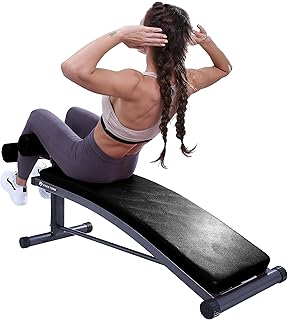 Banc assis de qualité gym avec poignée inversée - équipement d'entraînement abdominal solide