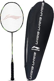 Raquette li-ning unisexe pour adulte ss-88-x - noir/vert, taille unique