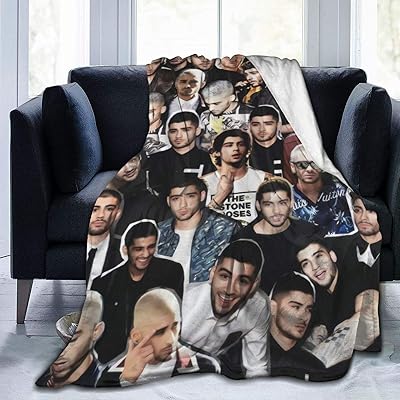 Couverture polaire zayn malik chaude douce et confortable pour canapé lit