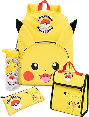Sac à dos pokémon pour enfants | pikachu merchandise filles garçons pokeball 3d