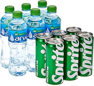Boisson liquide sprite 330 ml (pack de 6) + eau potable arwa, 500 ml (pack de 6). Diaytar Sénégal : Simplicité, rapidité, économie
