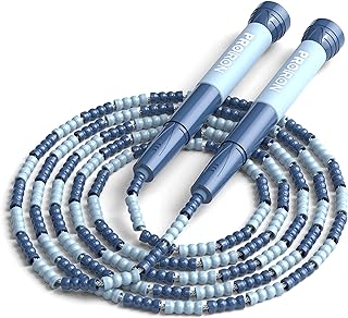 Corde à sauter à perles souples proiron, corde à sauter réglable sans enchevêtrement
