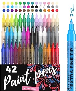Stylo de couleur acrylique artestro 42 avec pointe extra fine (0,7 mm)