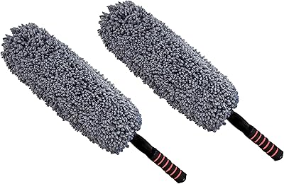 2 pièces brosse de nettoyage de voiture en microfibre outil de nettoyage