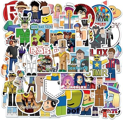 100 autocollants roblox - ensemble d'autocollants de style cimeron, autocollant roblox pour skateboard