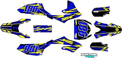 Kit graphique kalair gfx pour yamaha yz65 (2018-2021) twitch yellow series