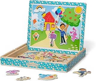 Melissa & doug clue blue & you. jeu d'images magnétiques en bois