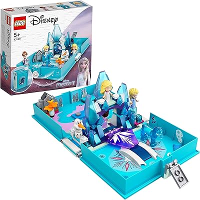 Lego | disney 43189 ensemble de construction du livre les aventures d'elsa