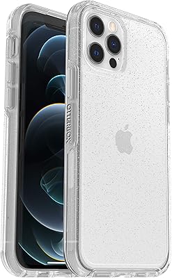 Coque transparente symmetry otterbox pour iphone 12 / iphone 12 pro, antichoc, résistante