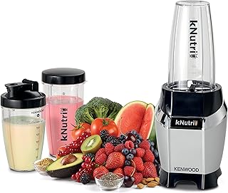 Mélangeur kenwood pour smoothies, 600 watts, avec deux bouteilles tritan smoothie to go