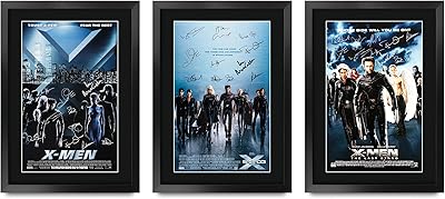 Hwc trading fr a3 x-men collection hugh jackman, patrick stewart cadeaux affiche imprimée