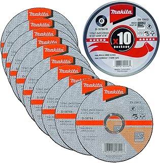 Disque à tronçonner en acier inoxydable makita d-18764, diamètre 115 mm x épaisseur