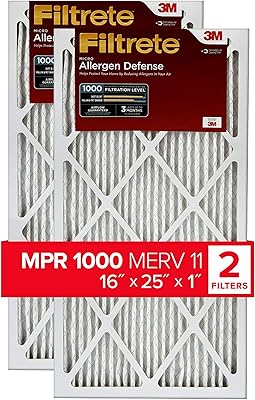 Filtre à air pour fournaise filtrite 16