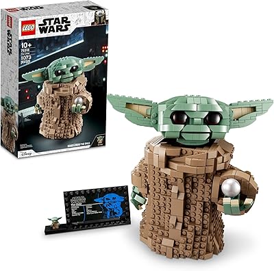 Lego star wars le mandalorien et l'enfant, 1 075 pièces, 75318