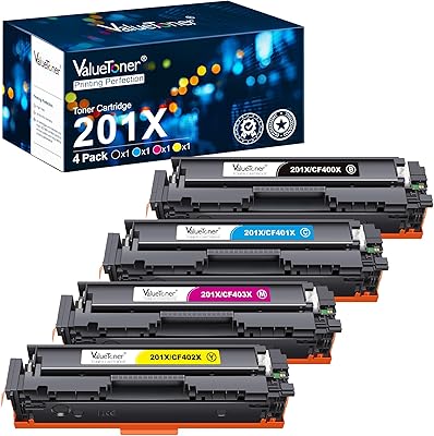 Cartouche de toner de remplacement compatible flowetoner pour hp 201x 201a cf400x