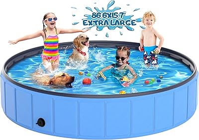 Piscine pour chiens 866 "x157 " toskiesgo en plastique pliable extra large