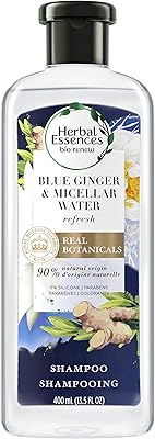 Shampooing herbal essence bio refresh au gingembre bleu et à l'eau micellaire, 400