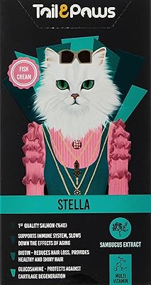 Tail&paws-stella poisson multivitaminé 15gx5pcs paquet de 1