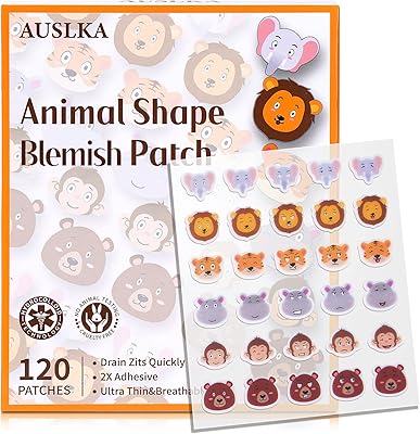 Patchs de boutons d'animaux oselka 120 patchs points hydrocolloïdes huile