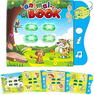 Livre d'activités audio boxki kids pour enseigner les animaux aux tout-petits et au
