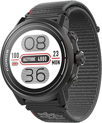 Montre gps koros apex 2 pour utilisation en extérieur (noir)