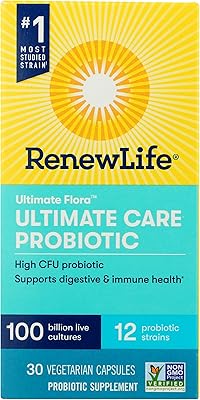 Gélules probiotiques renew life ultimate 100 milliards de flore, 30 gélules