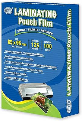Papier cadeau fis 100 feuilles, 65 x 95 mm, 125 microns - fslm65x95n
