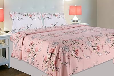 Drap de lit double house & kinder 100 % coton avec 2