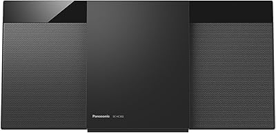 Panasonic sc-hc302eb-k micro hi-fi avec radio dab, lecteur cd et bluetooth, noir