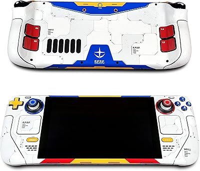 Steam deck edition, gundam edition, couverture en vinyle entièrement emballée pour steam deck