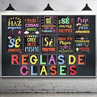 24 affiches de règles de classe espagnoles reglas escolares citations positives affiche