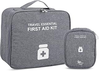 Trousse de premiers secours, 2 pièces, sac à médicaments vide, trousse de premiers