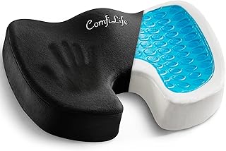 Coussin de siège comfy life gel boosted oreiller orthopédique en gel antidérapant