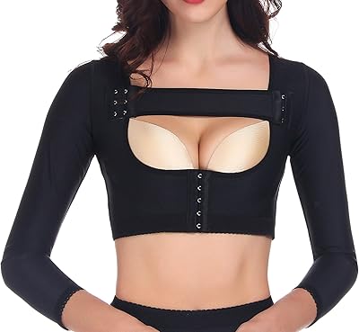 Manchons de compression des bras pour femmes, corset amincissant post-chirurgical pour liposuccion
