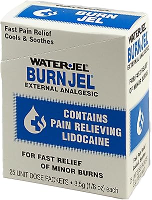 Medic products 66622 gel contre les brûlures d'eau, 25 pièces par boîte