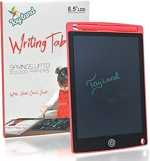 Tablette d'écriture et de dessin lcd toyland de 8,5 pouces avec planche à