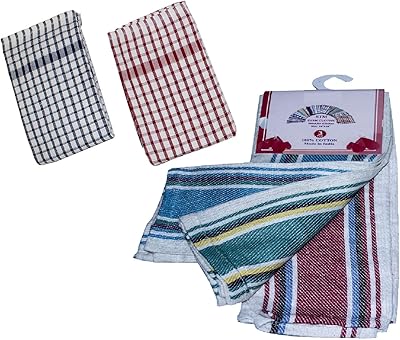 Torchons de cuisine - 3 pièces, 100 % coton 16 x 26 pouces