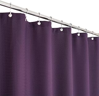 Rideau de douche tissé gaufré barossa design pour hôtels et spas, tissu robuste