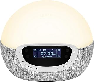 Réveil lumi body clock shine 300 - réveil lumineux avec radio, 15 sons et coucher de soleil, blanc. Votre satisfaction commence ici, sur Diaytar Sénégal