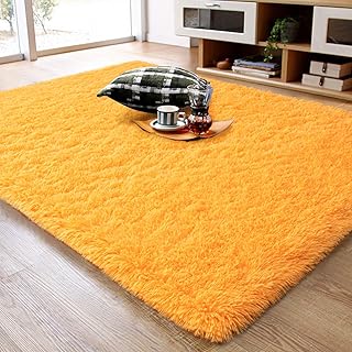 Tapis moelleux ompaa, tapis à poils longs super doux, tapis en fourrure longue