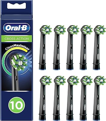 Tête de brosse à dents électrique oral-b crossaction avec technologie clean maximizer, poils