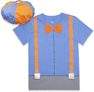 Ensemble t-shirt et chapeau blippi role play pour petits et grands garçons