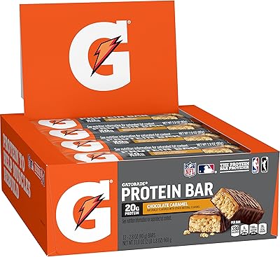 Barres de récupération de protéines de lactosérum gatorade, pépites de chocolat, barres